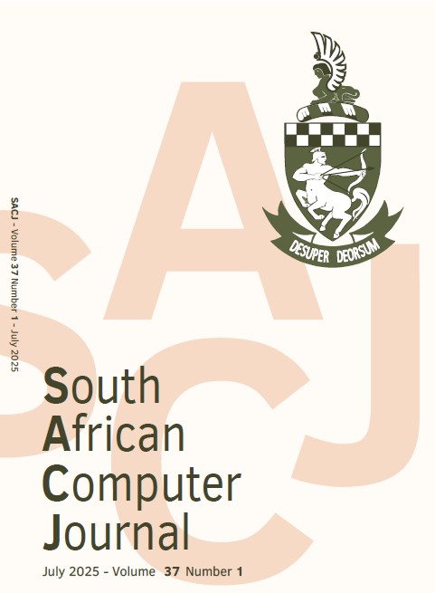 SACJ Volume 37 Number 1 front cover